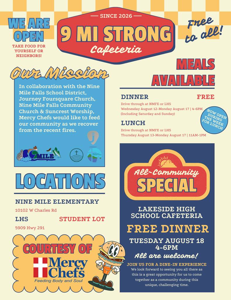 Community Free Meals Flyer