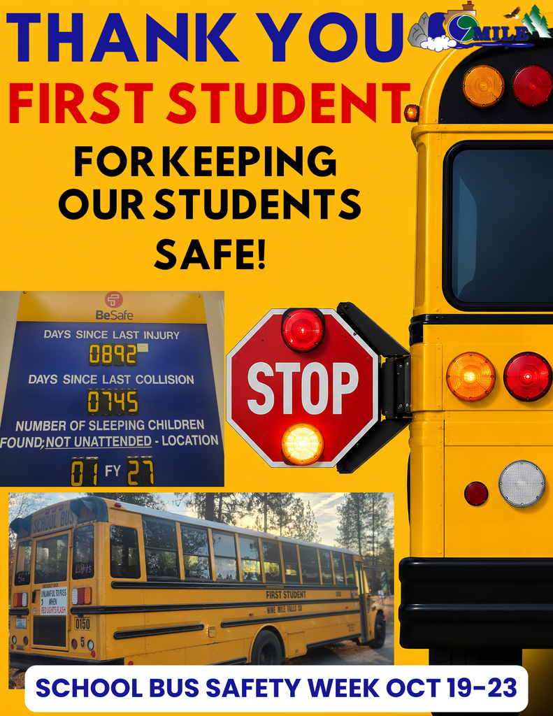 School Bus Safety Week Oct 19-23