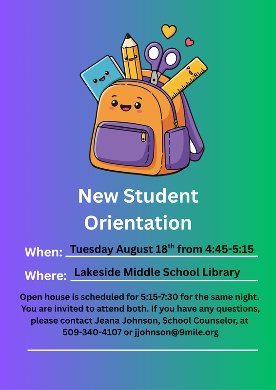 New Student Orientation/Open House