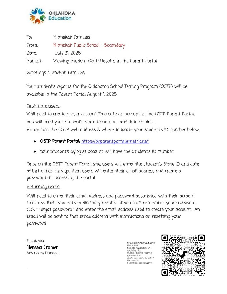 letter from renessa