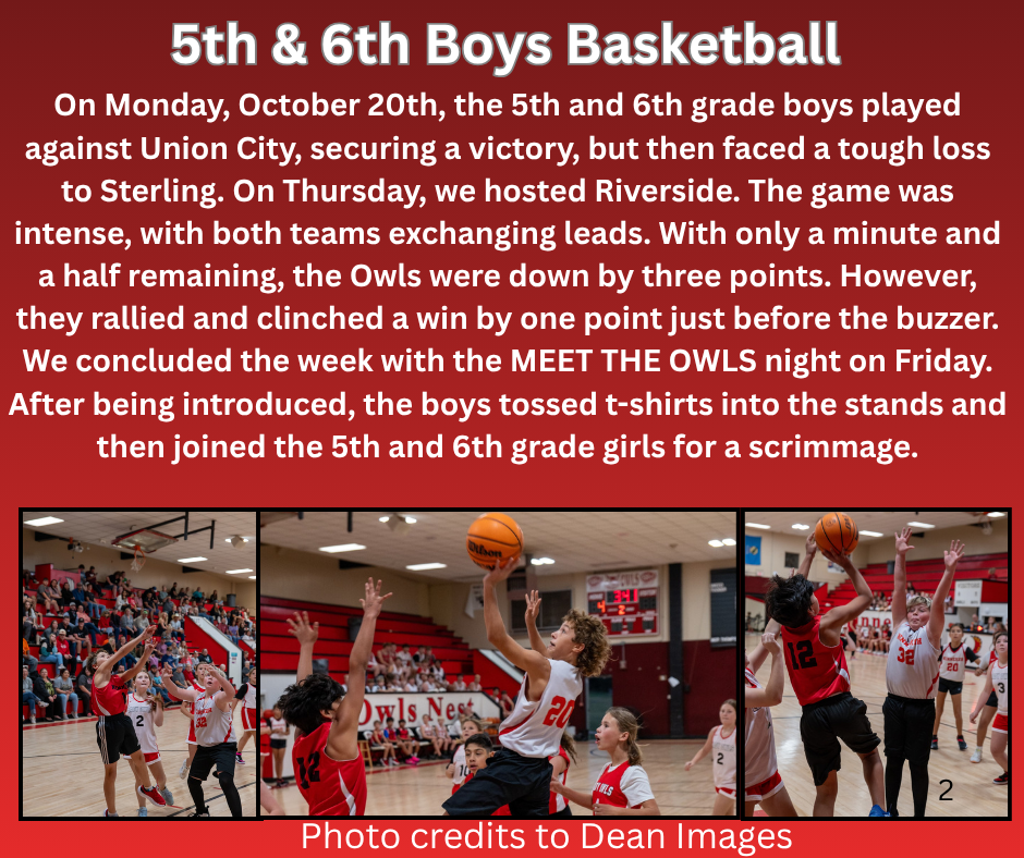 5th and 6th boys