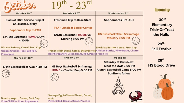 schedule