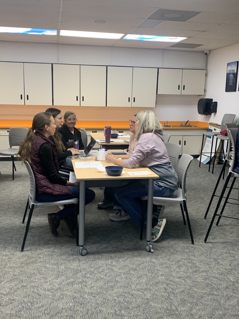 Grade level teams hard at work.