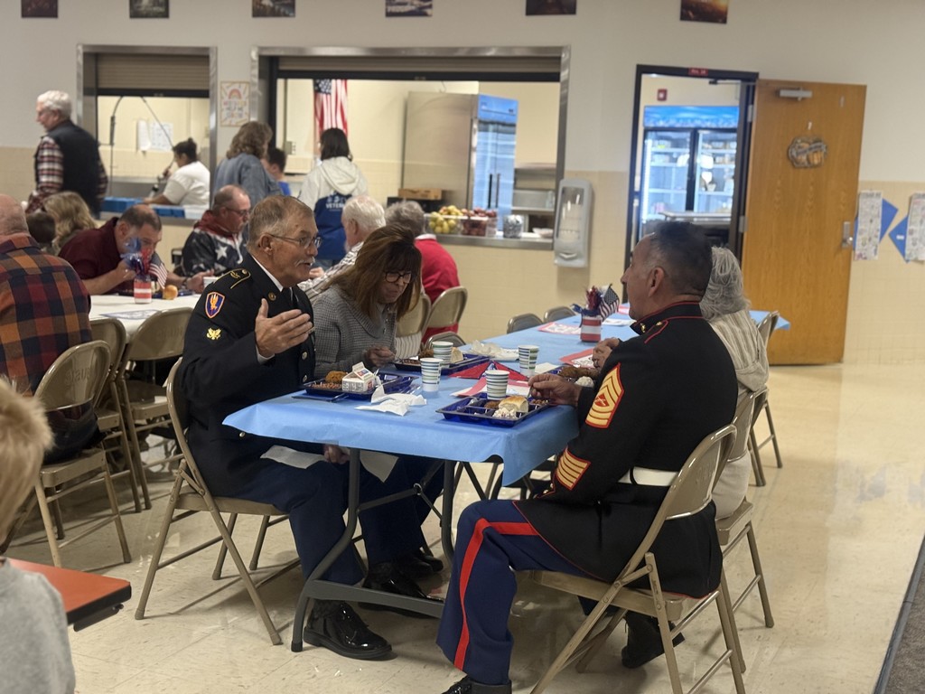 Lunch celebrating our Veteran's service.