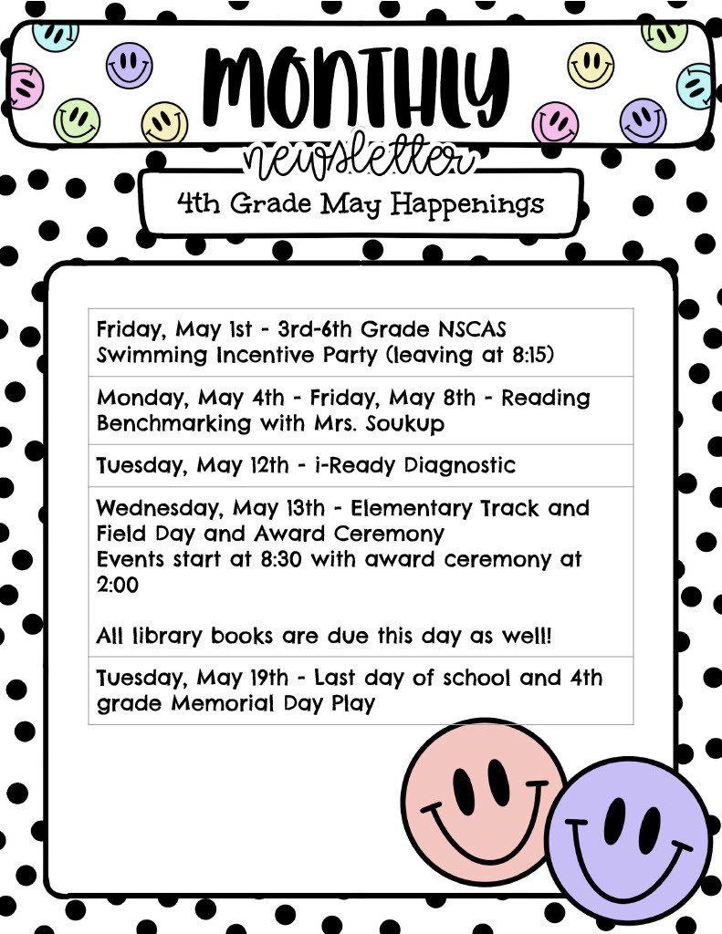 4th Grade Newsletter