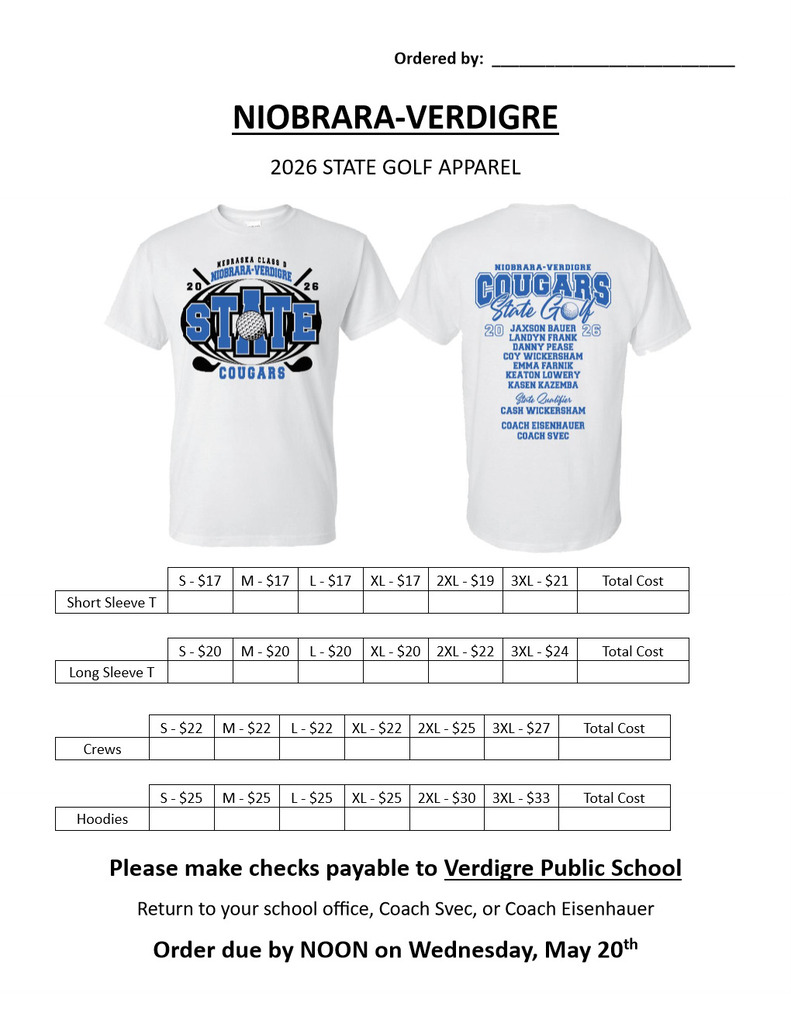 State Golf shirts