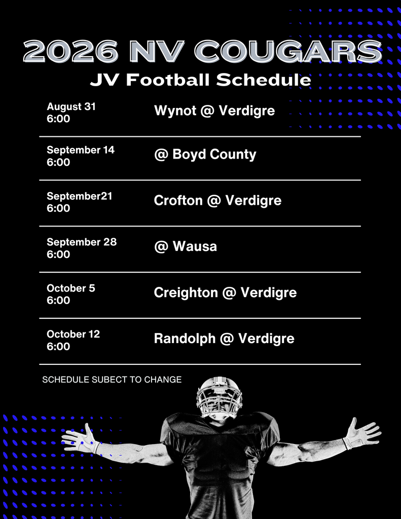 JV Football Schedule