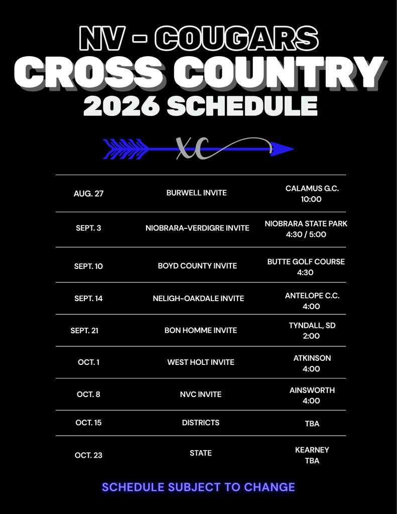 XC Schedule