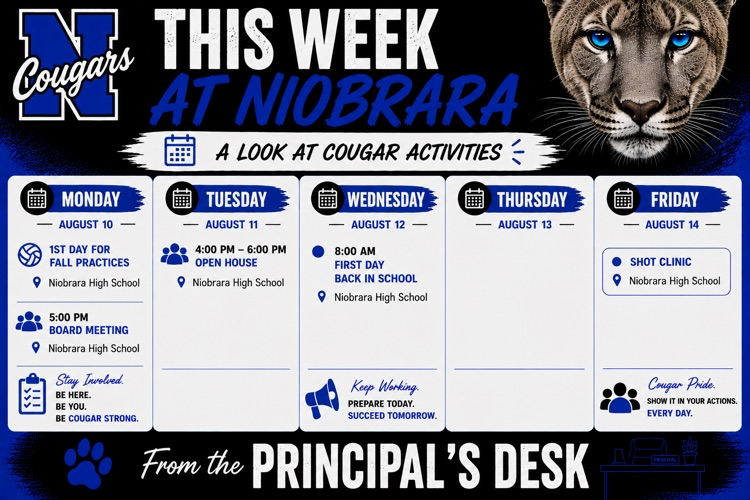 August 10 schedule