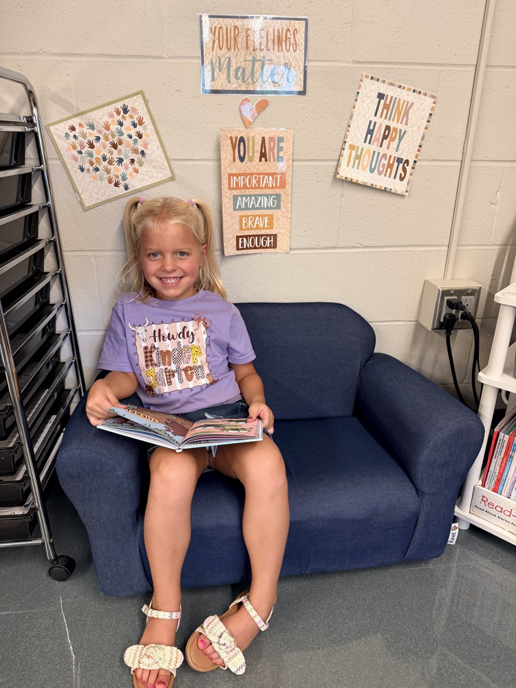 Kindergarten excited to learn how to read