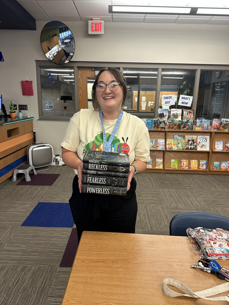 Ms. Jones’ library donation