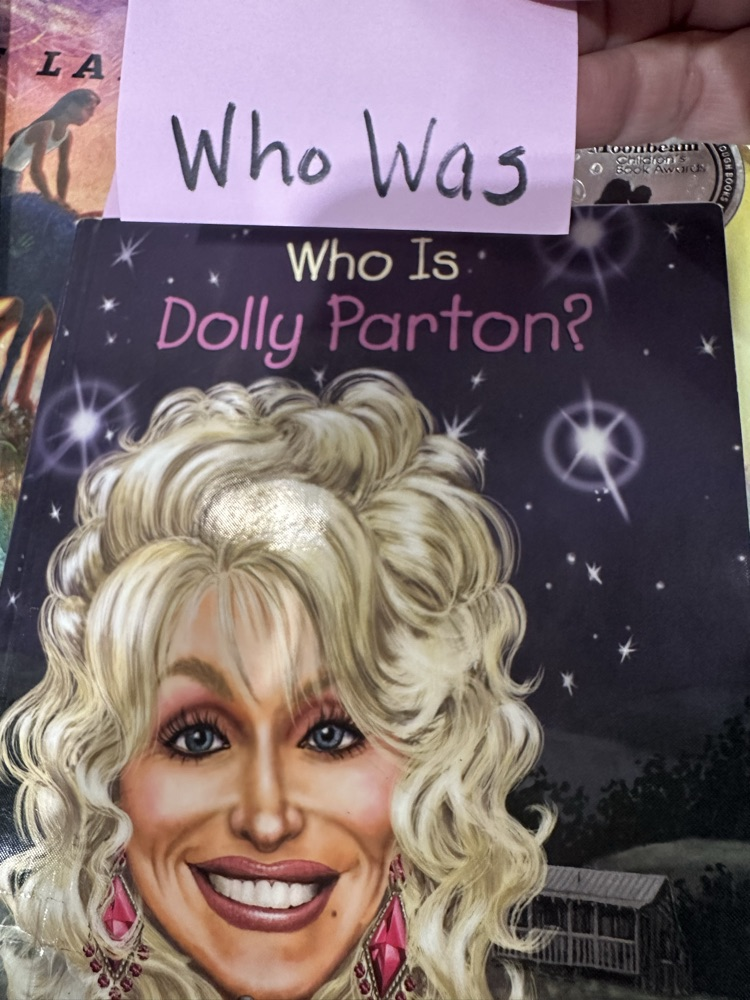 Book about Dolly Parton changed from “Who is” to “Who was?"