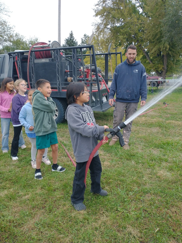 kids at a fire station