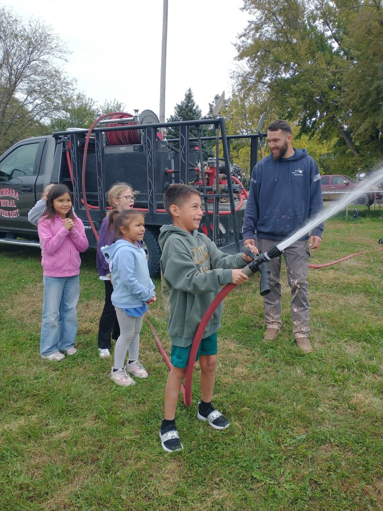 kids at a fire station