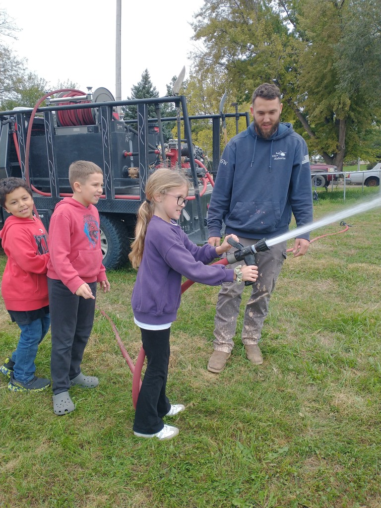kids at a fire station
