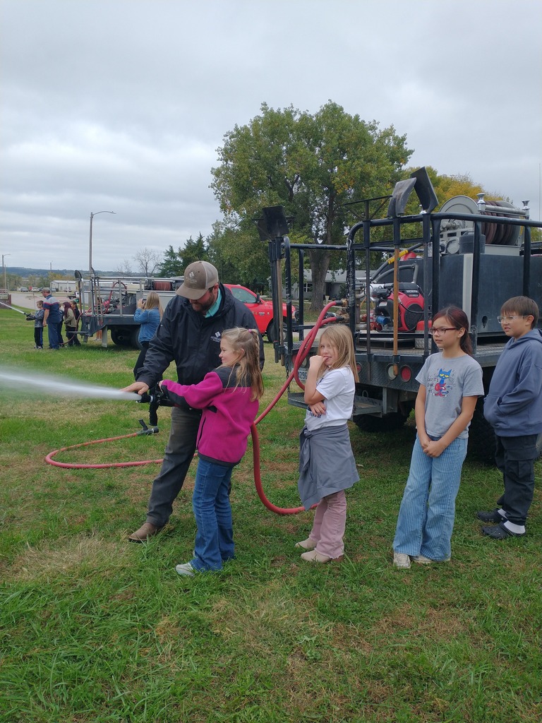 kids at a fire station
