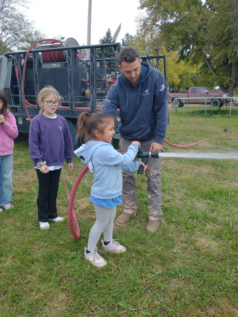 kids at a fire station