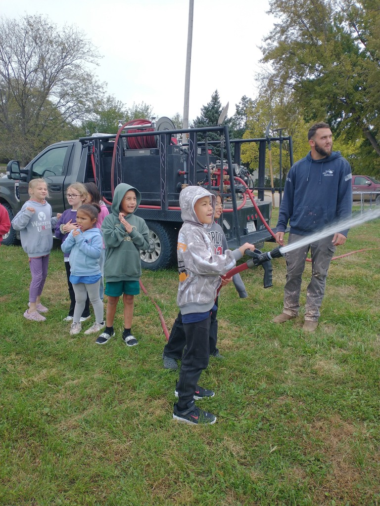 kids at a fire station