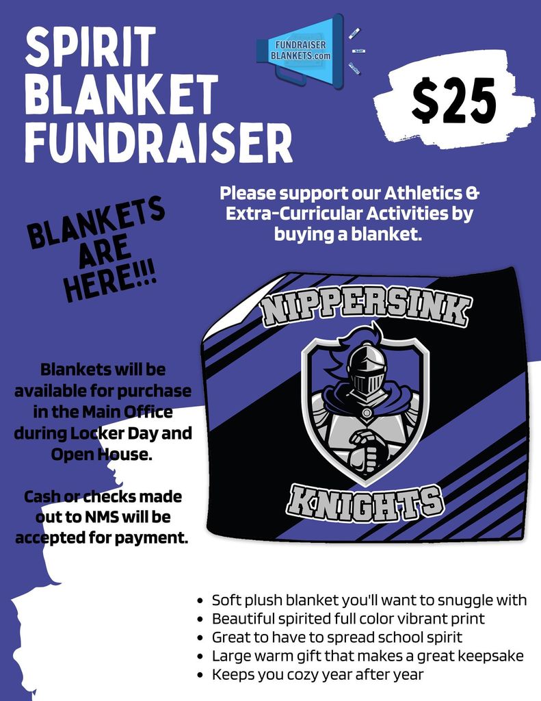 Nippersink Middle SchoolFundraiser Blankets 