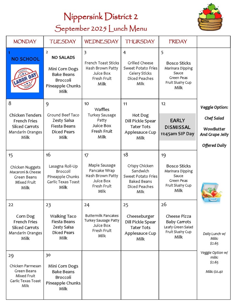 Lunch Menu