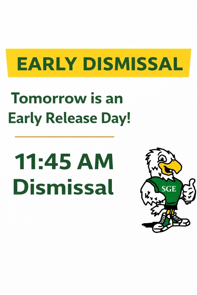 Early Release Reminder
