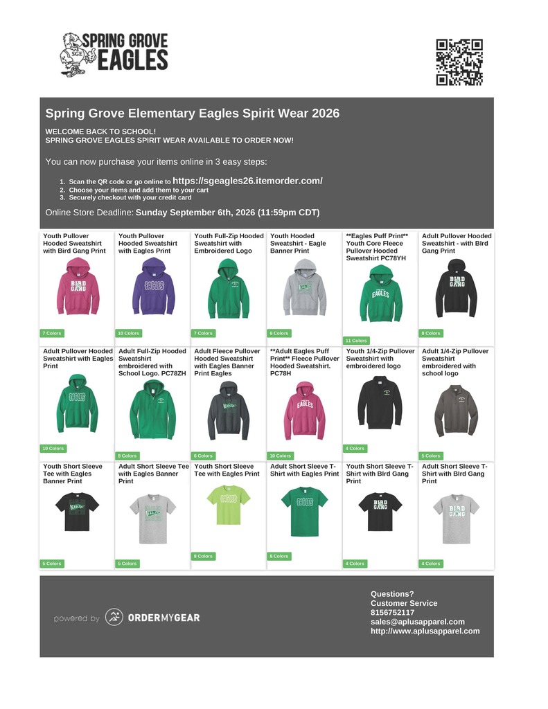 Spirit Wear