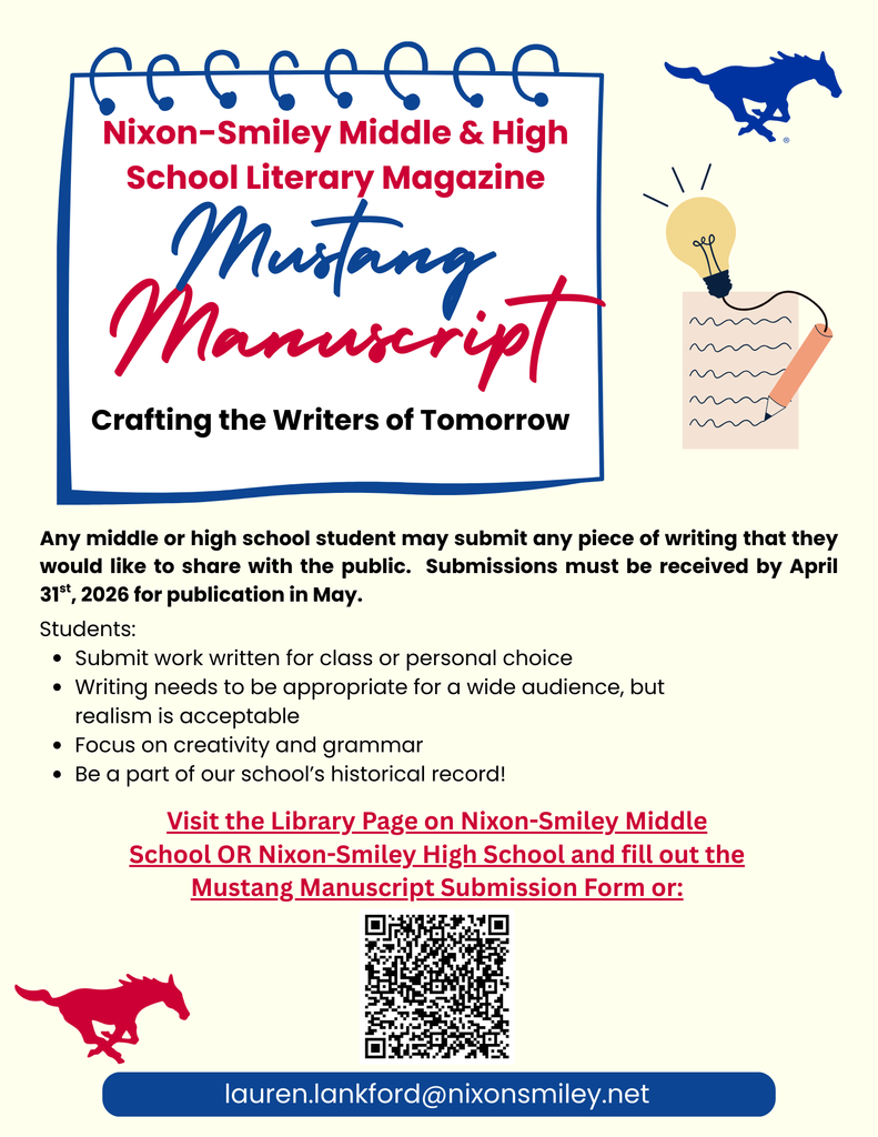 Mustang Manuscript Submission Information Flyer