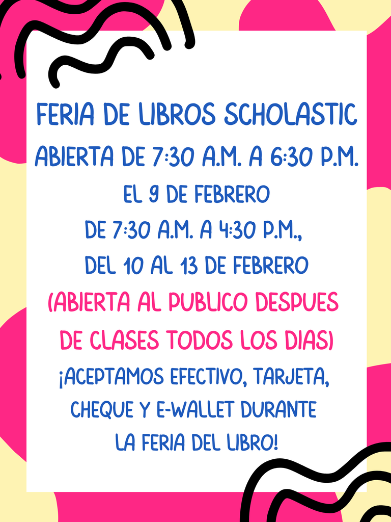 Spanish Book Fair Announcement