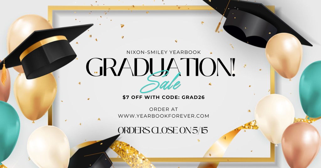 Yearbook Discount GRAD26 Sale closes 5/15