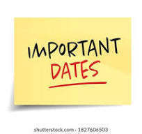 important dates
