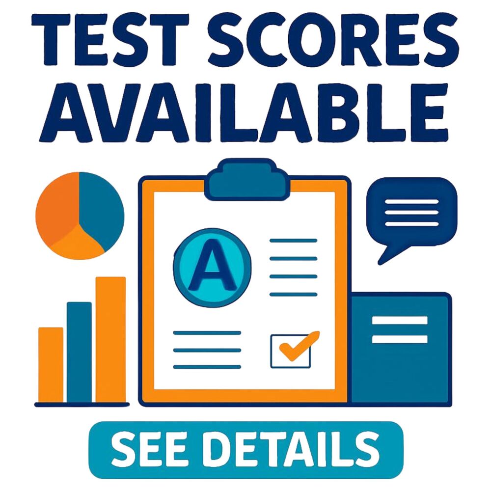 test score graphic