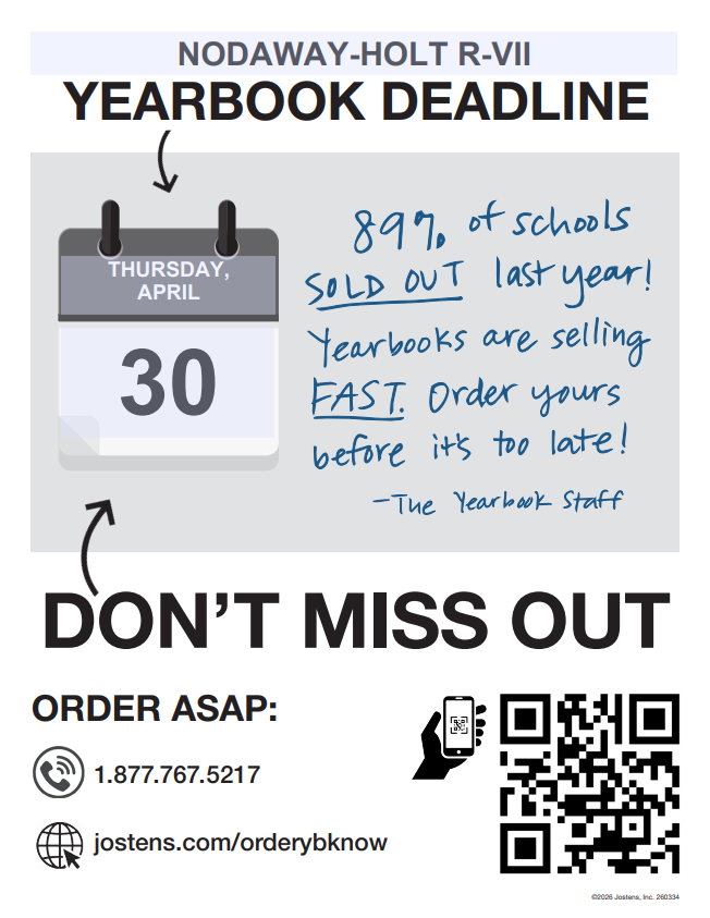 Yearbook Deadline Poster