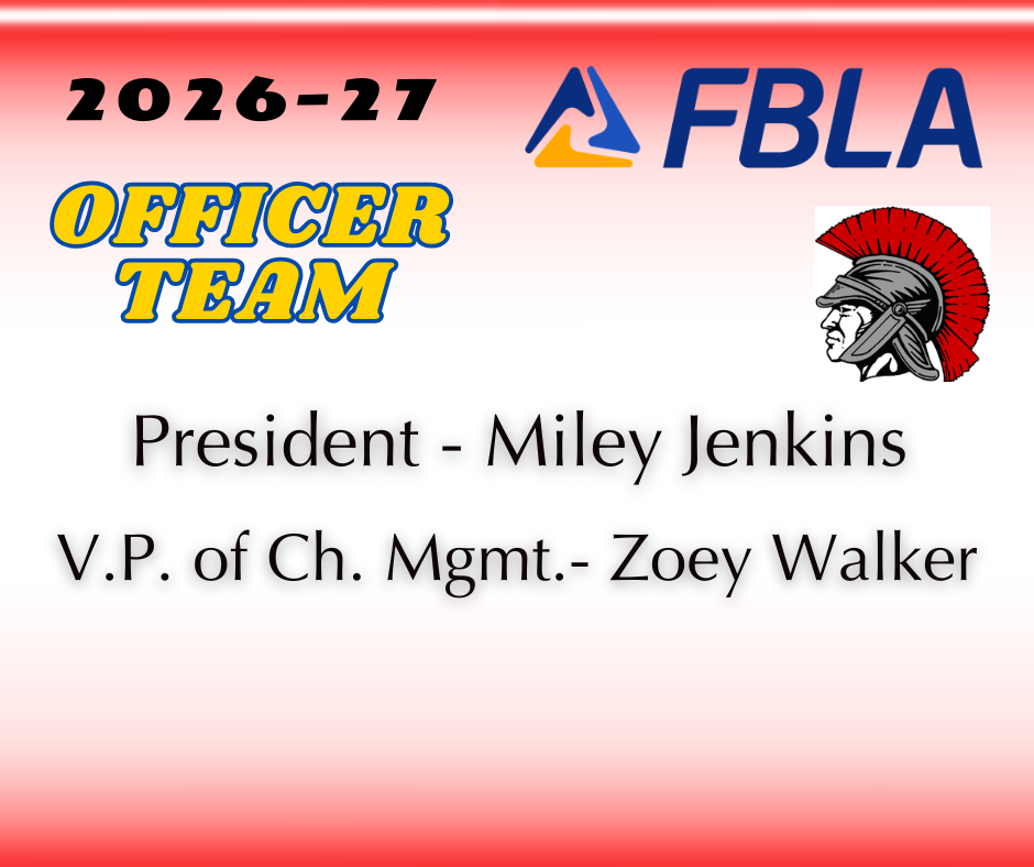 2026-27 FBLA Officers