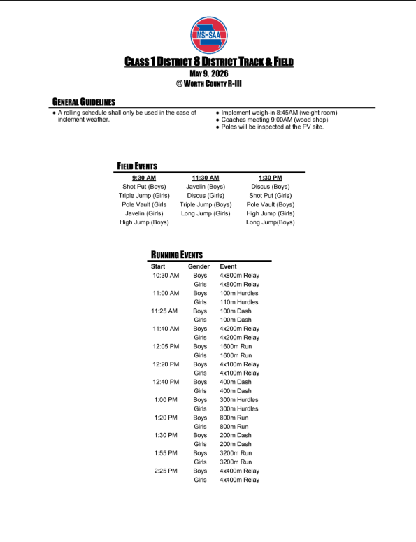 district track 