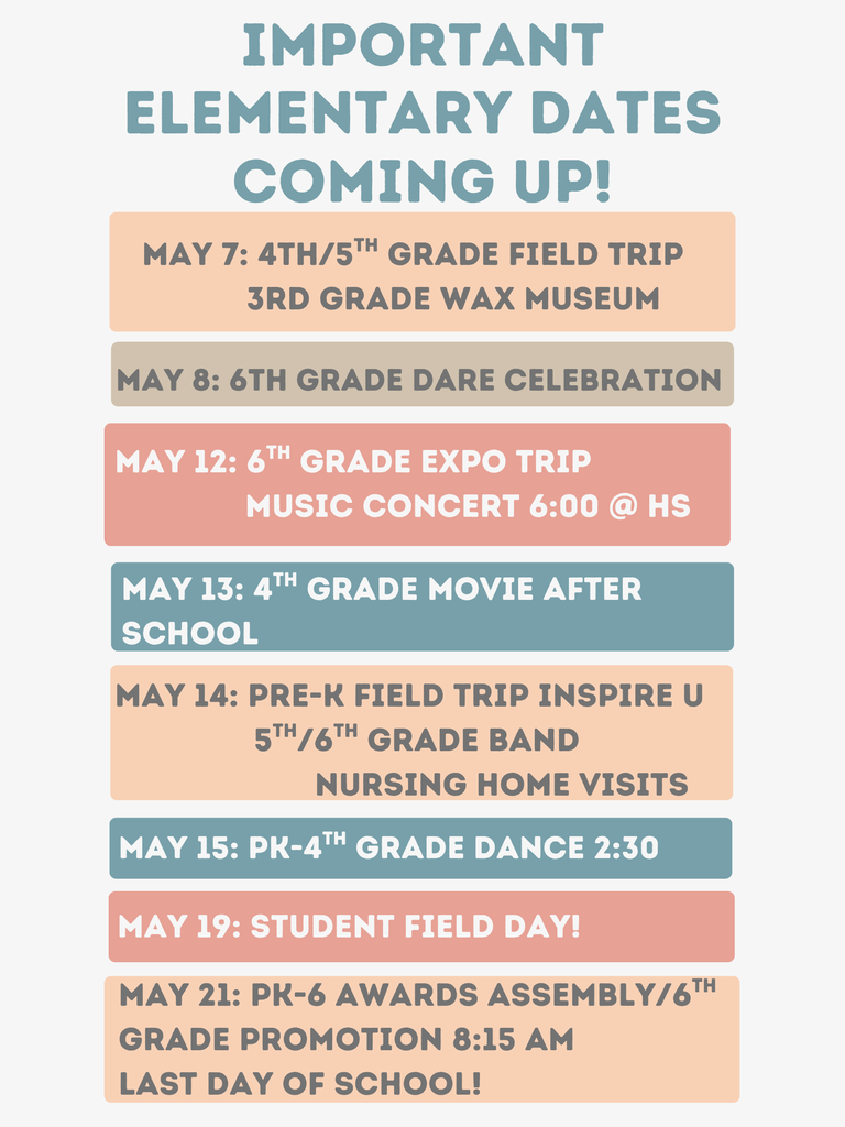 Important Dates