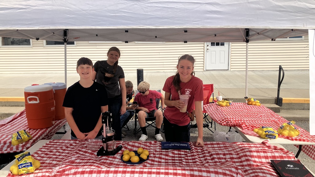 8th grade working the fair