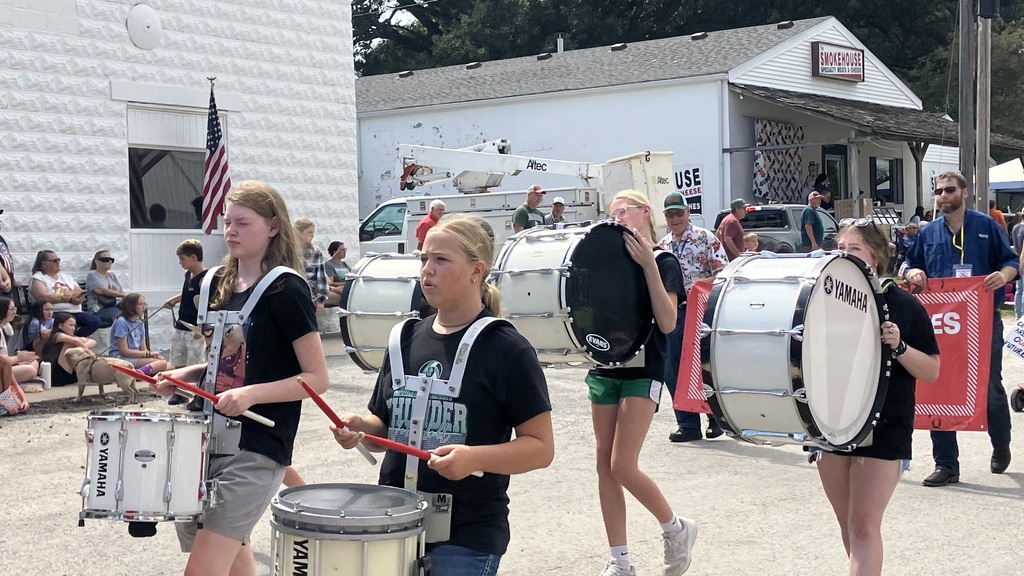 Band performing at the fair