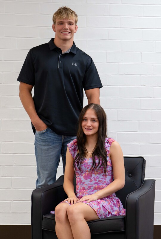 Caleb Christensen and Allie Cornelison