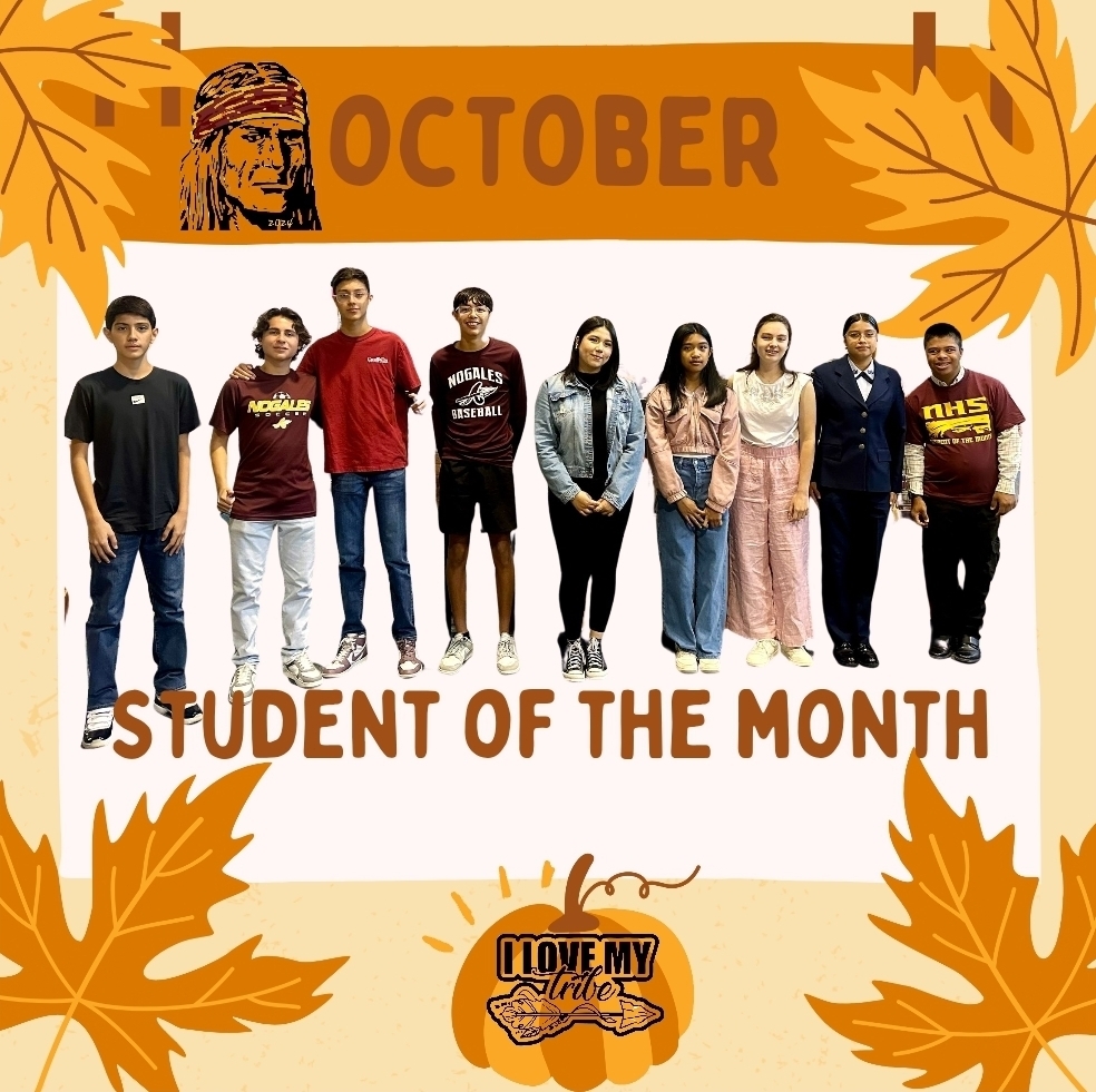 Congrats to our October Student of the Month!