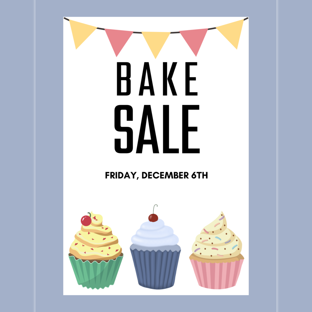 Bake Sale 12/6