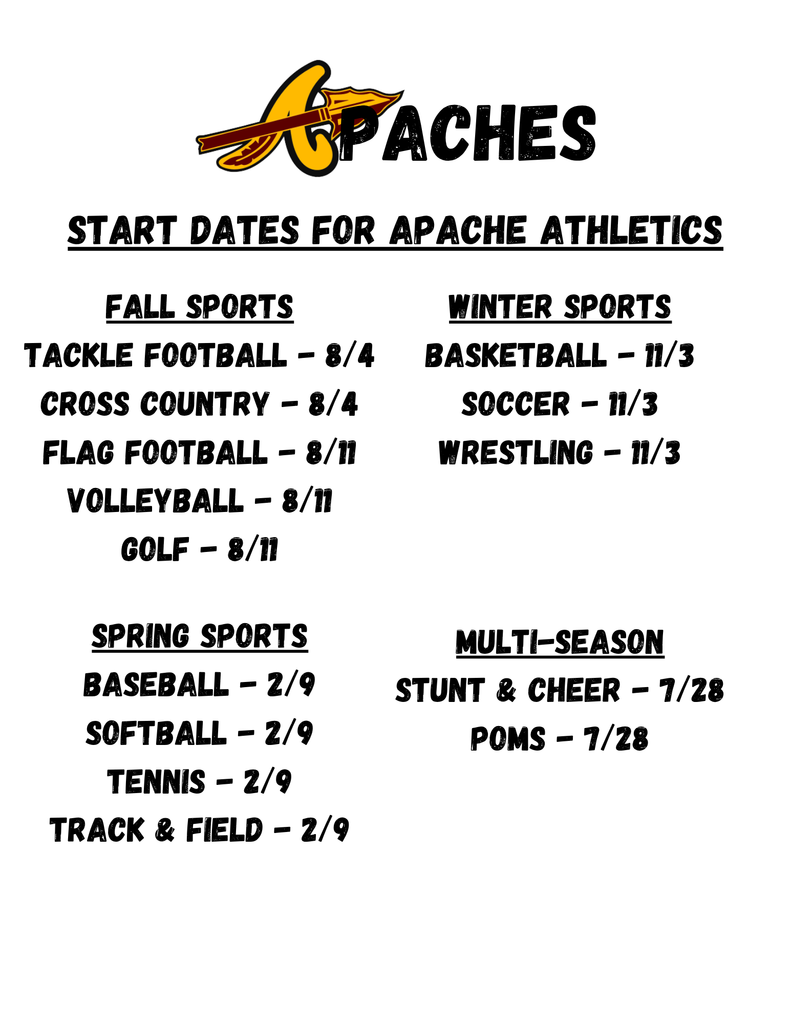 Start Dates