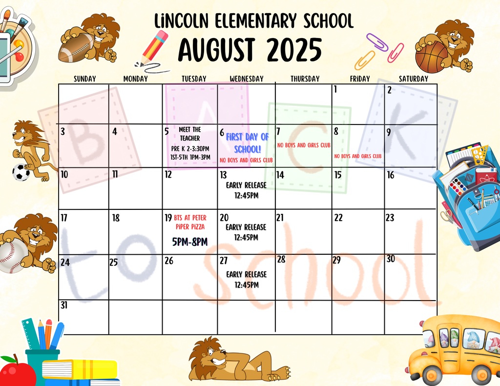 Augustcalendar