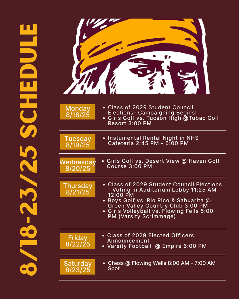 Weekly Schedule