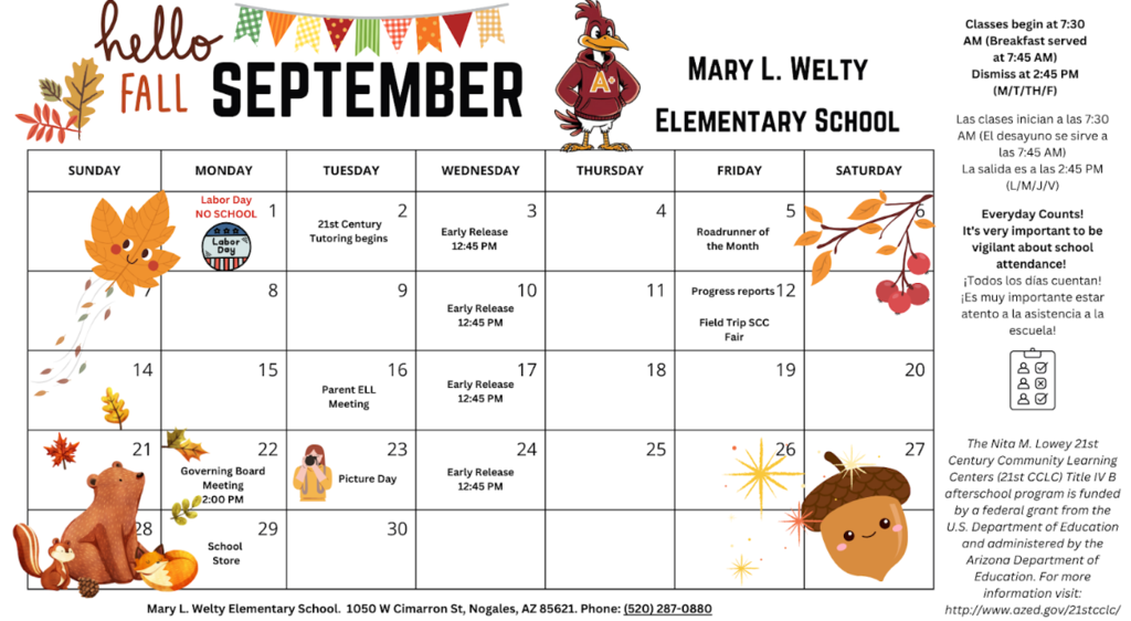 september calendar