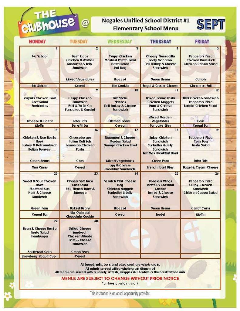 lunchmenu