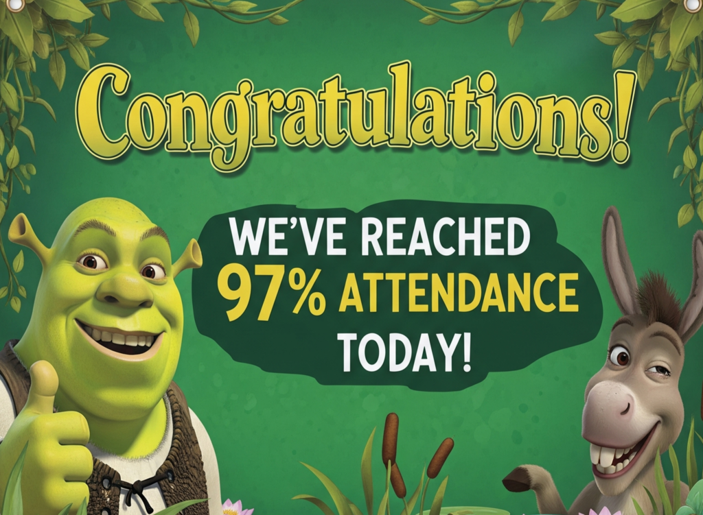 97% attendance