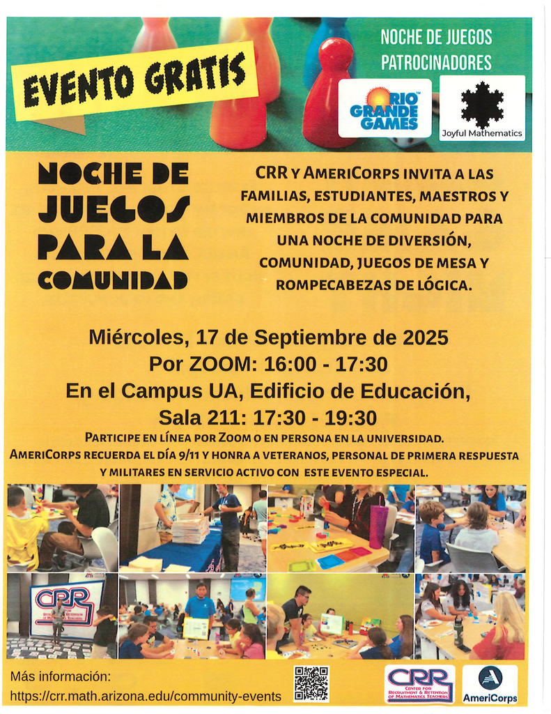 CRR Community Game Night