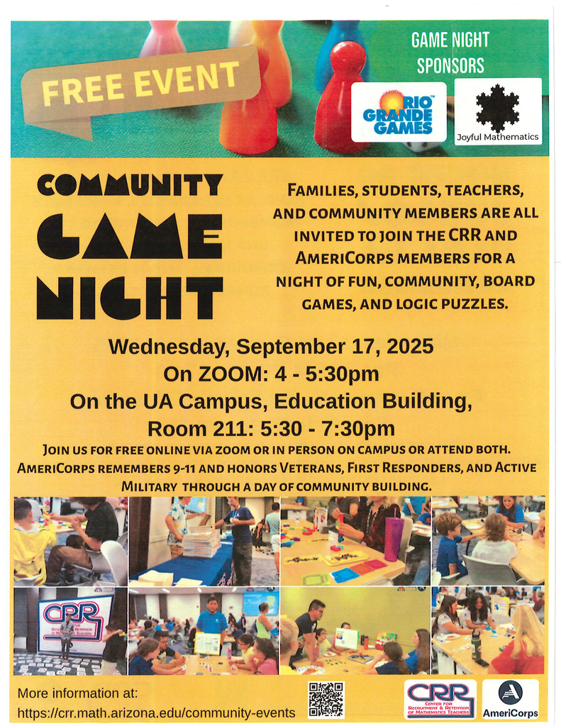 CRR Community Game Night