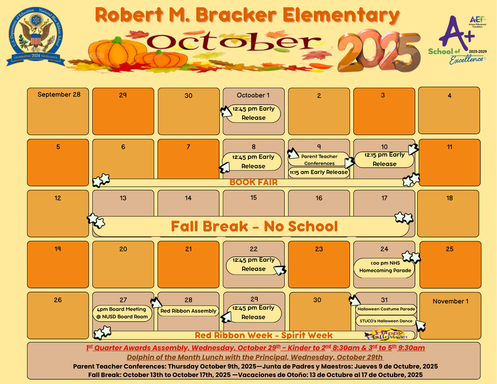 October 2025 Calendar