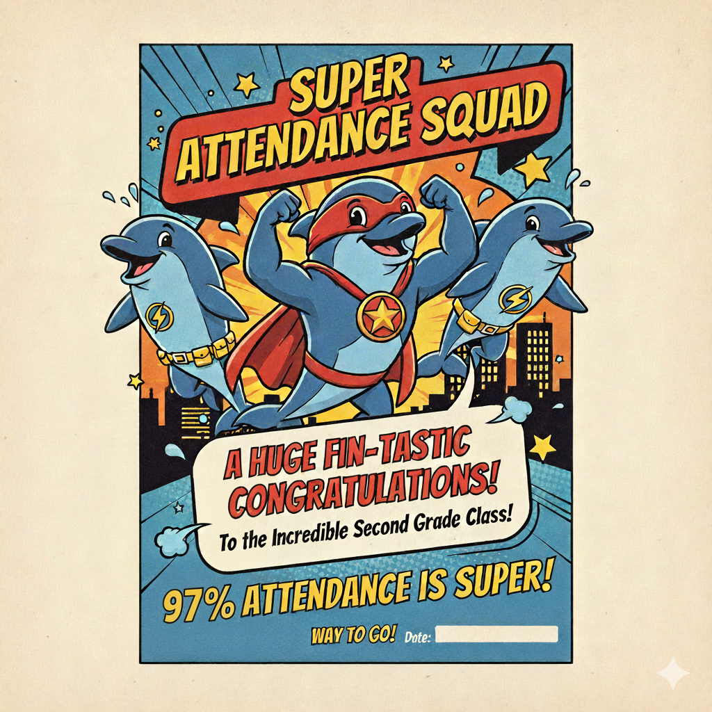 October 2025 Attendance Winner